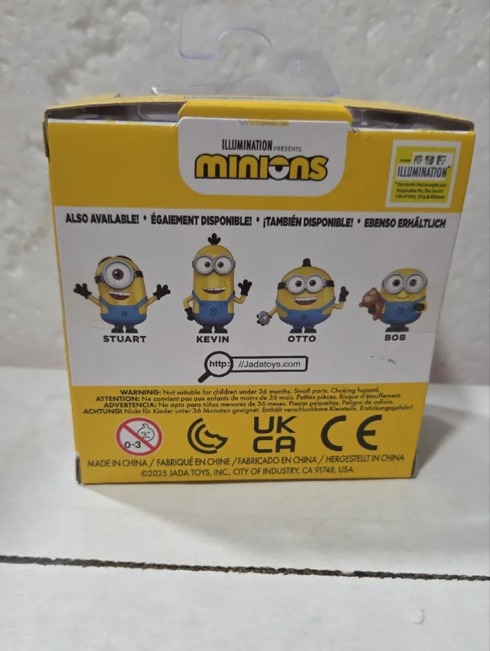 Ada MetalFigs Minions Stuart Die-Cast Figure - Yellow
